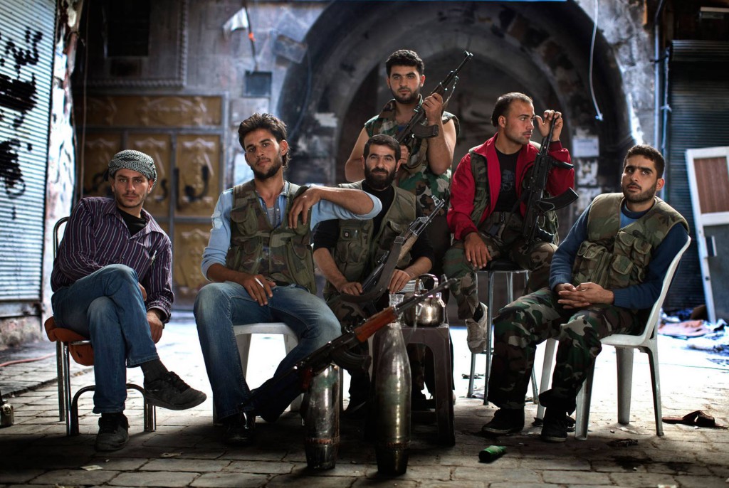 Soldater i Fria syriska armén. Foto: NICLAS HAMMARSTRÖM